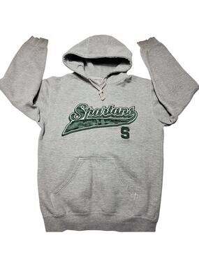 Michigan State Spartans Hoodie Men’s Small Stitched P2 By Pro Player Fleece